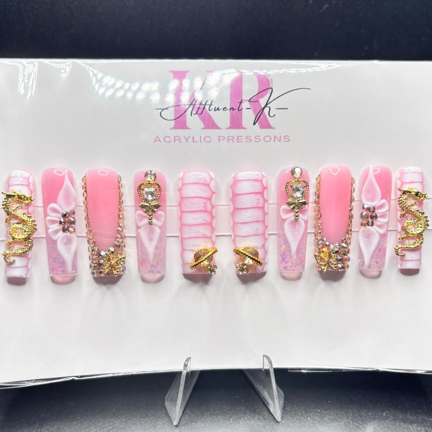 Princess | XLong Pink Nails